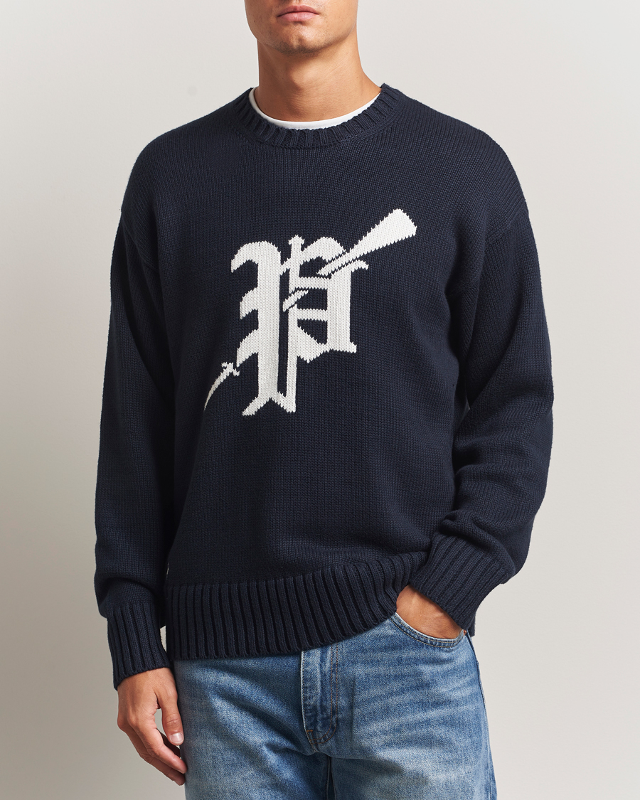Herre | Gensere | Polo Ralph Lauren | Cotton Logo Sweater Hunter Navy