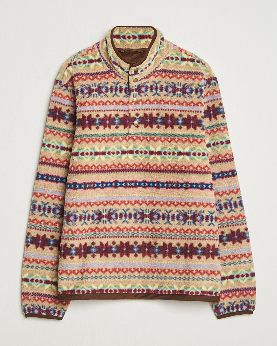 Herre | Gensere | Polo Ralph Lauren | Printed Fleece Camel Combo