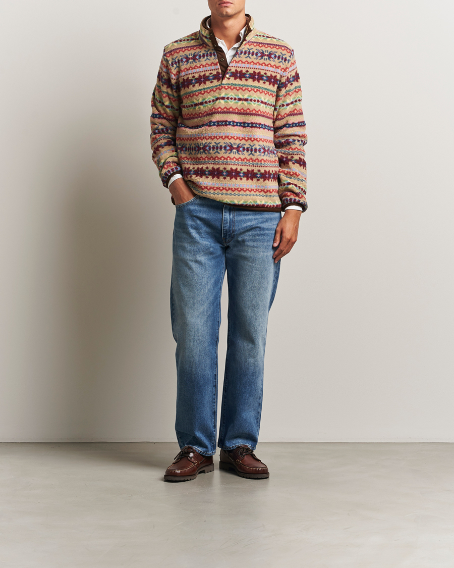 Herre | Gensere | Polo Ralph Lauren | Printed Fleece Camel Combo
