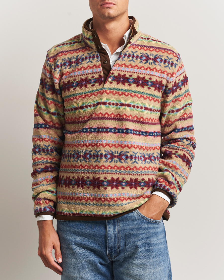 Herre | Gensere | Polo Ralph Lauren | Printed Fleece Camel Combo