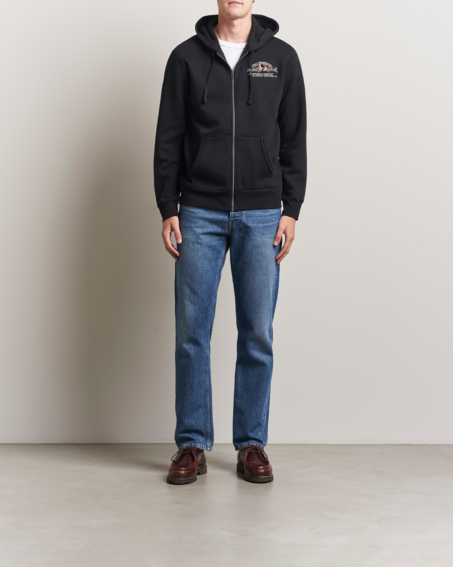 Herre | Gensere | Polo Ralph Lauren | Back Print Full-zip Polo Black