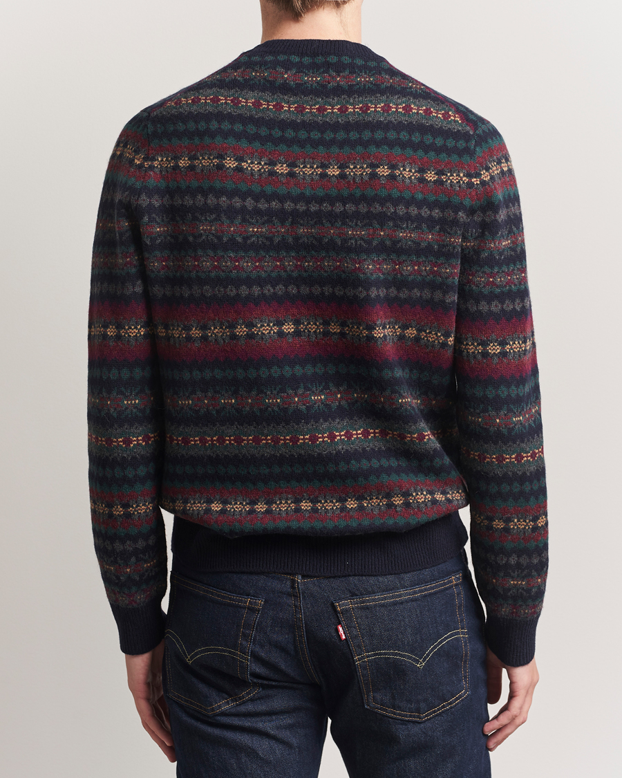 Herre | Gensere | Polo Ralph Lauren | Fairisle Wool Sweater Navy Combo