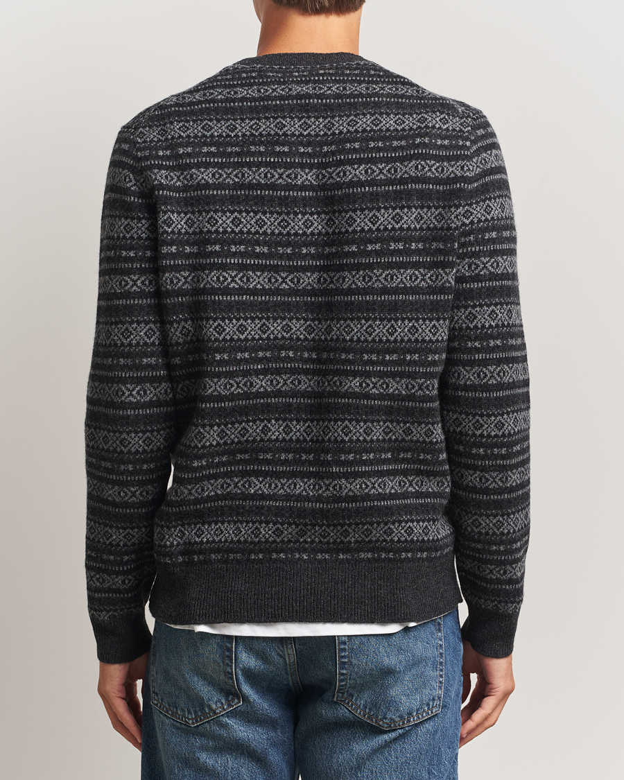 Herre | Gensere | Polo Ralph Lauren | Fairisle Wool Sweater Charcoal Combo