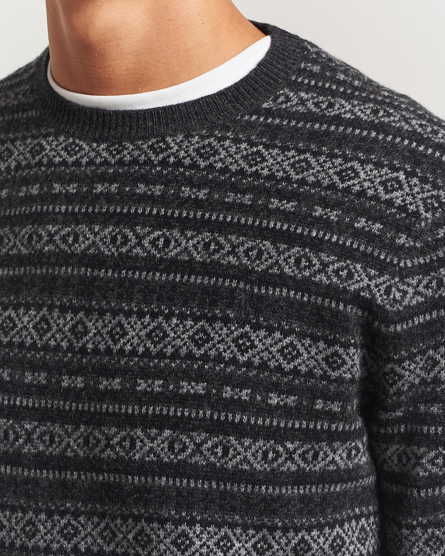 Herre | Gensere | Polo Ralph Lauren | Fairisle Wool Sweater Charcoal Combo