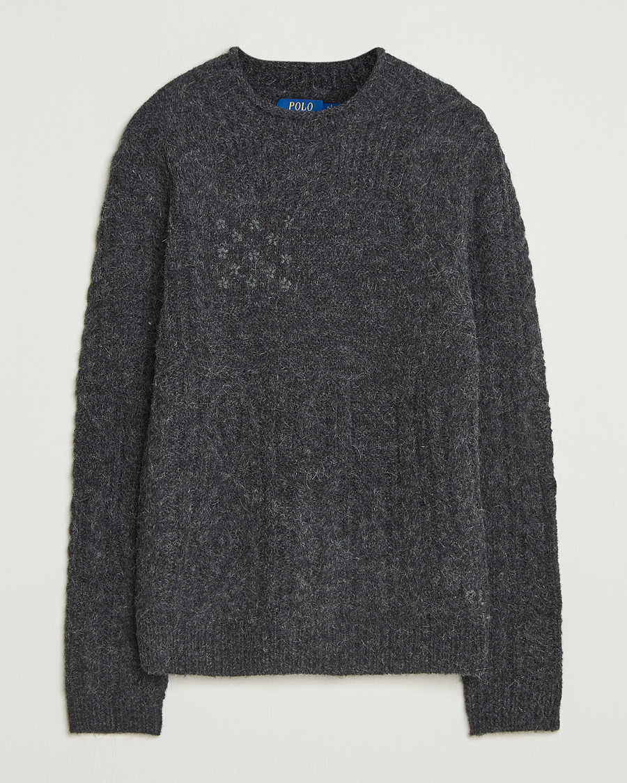 Herre | Gensere | Polo Ralph Lauren | Wool Blend Sweater Dark Granite Heather