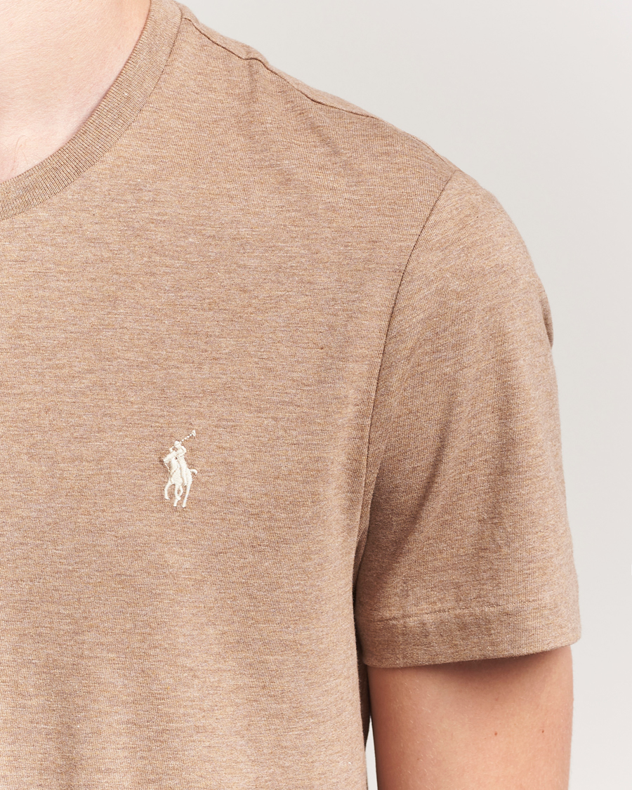 Herre | T-Shirts | Polo Ralph Lauren | Crew Neck T-Shirt Grey Cloud Heather