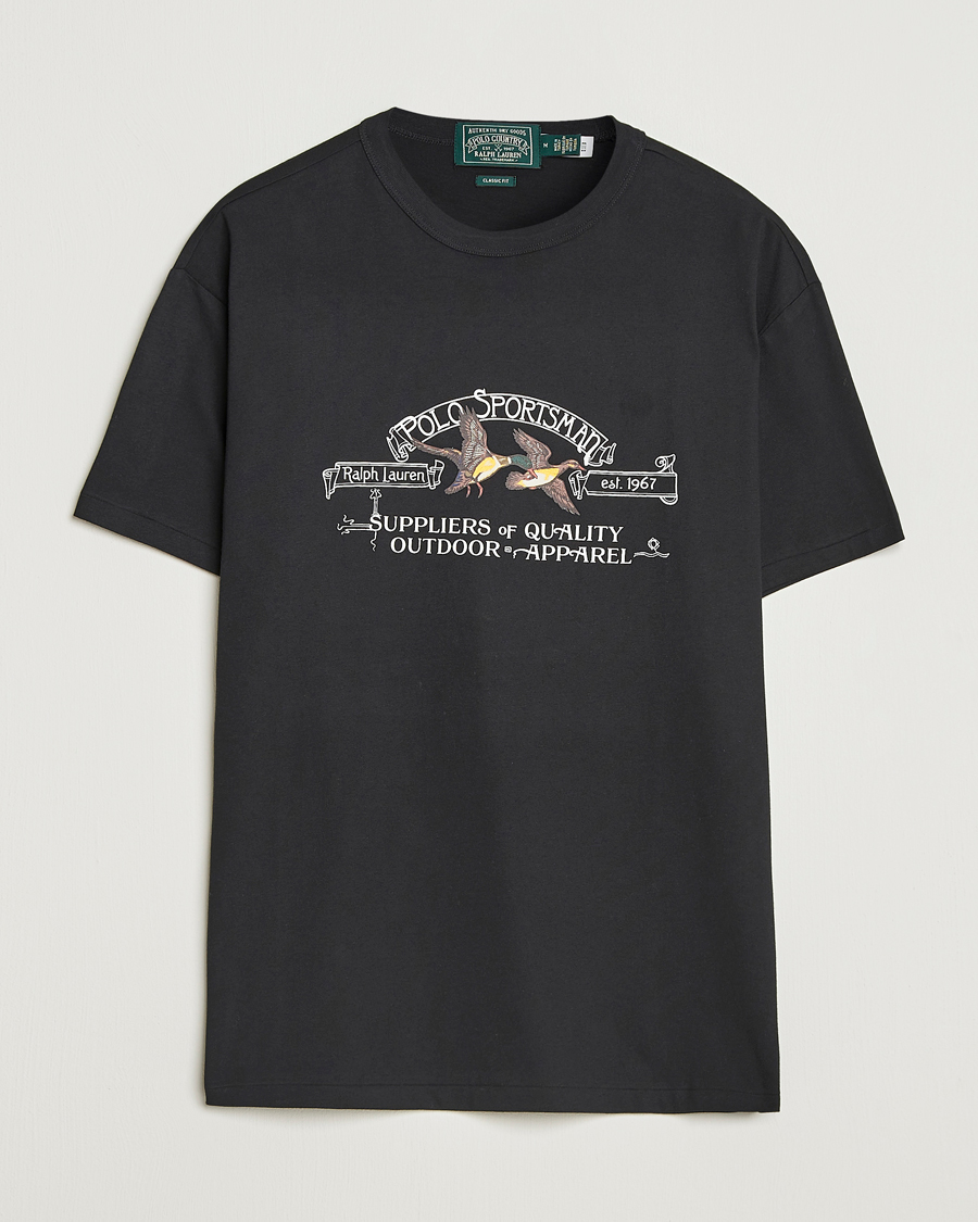 Herre | T-Shirts | Polo Ralph Lauren | Classic Fit Logo T-Shirt Polo Black