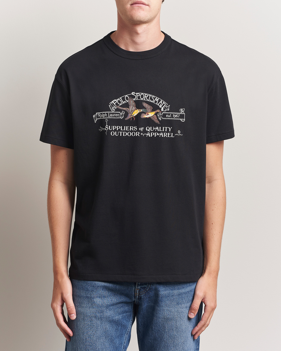 Herre | T-Shirts | Polo Ralph Lauren | Classic Fit Logo T-Shirt Polo Black