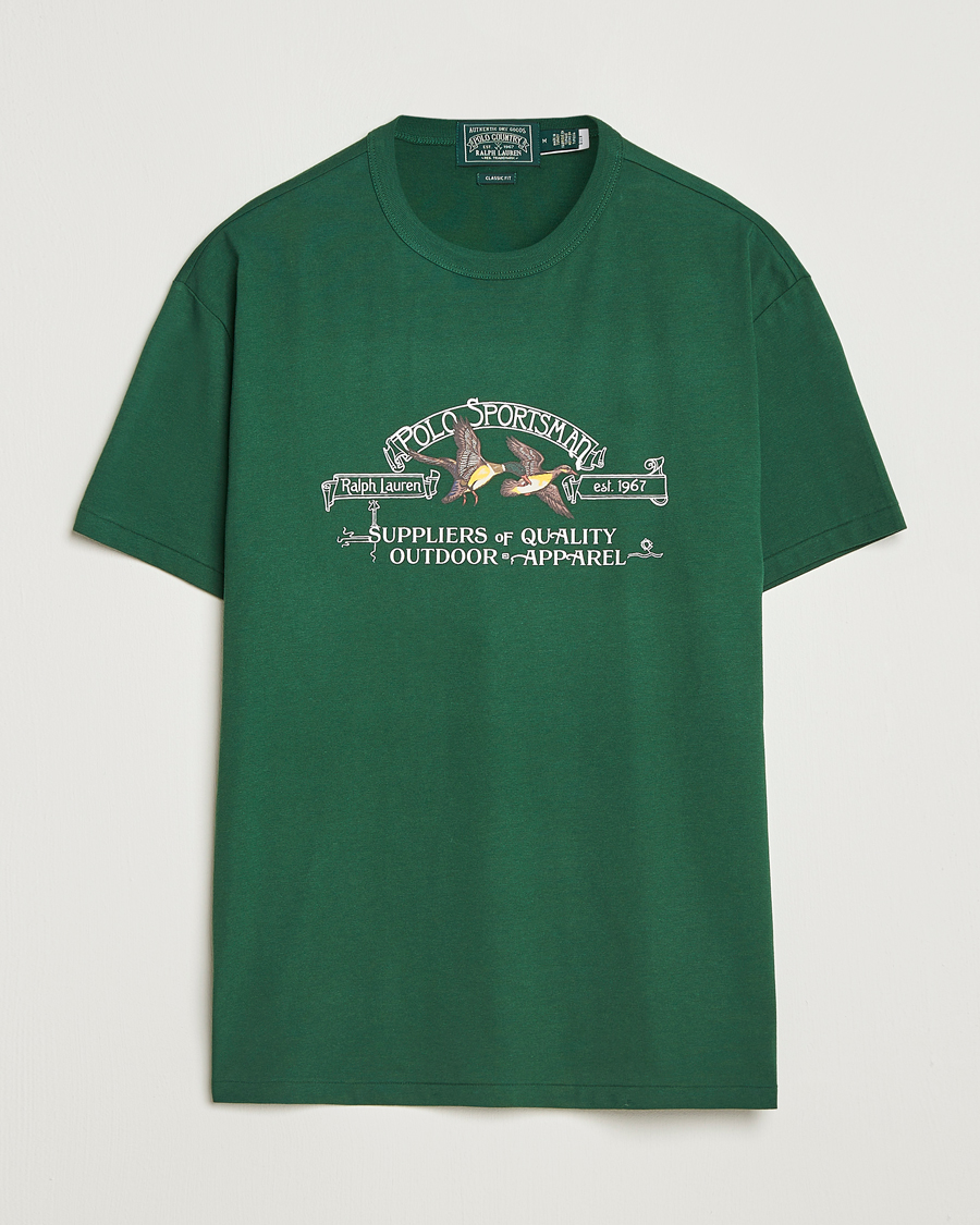Herre | T-Shirts | Polo Ralph Lauren | Classic Fit Logo T-Shirt Vintage Pine