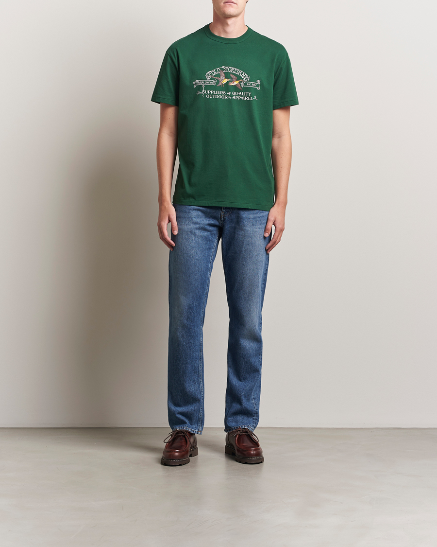 Herre | T-Shirts | Polo Ralph Lauren | Classic Fit Logo T-Shirt Vintage Pine