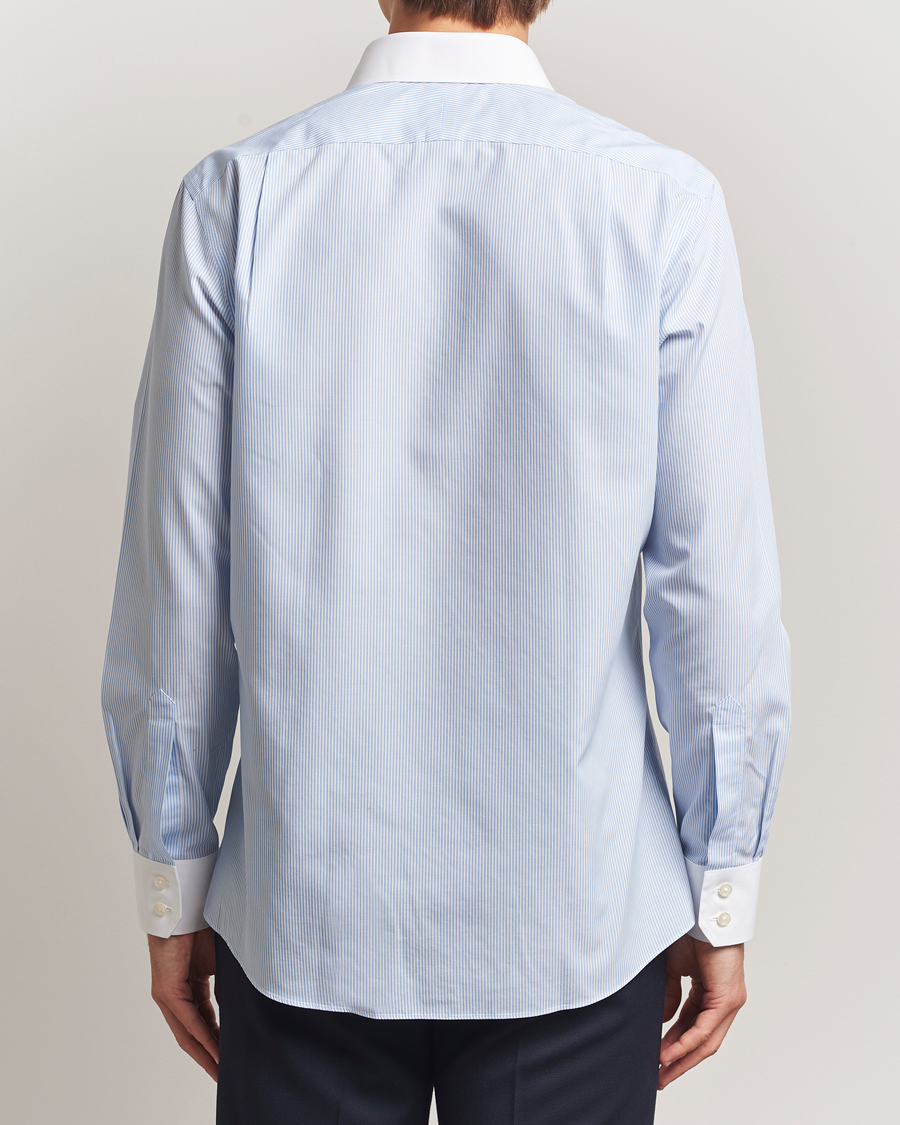 Herre | Skjorter | Charles Tyrwhitt | Slim Fit Non Iron Bengal Stripe Winchester Shirt Sky Blue