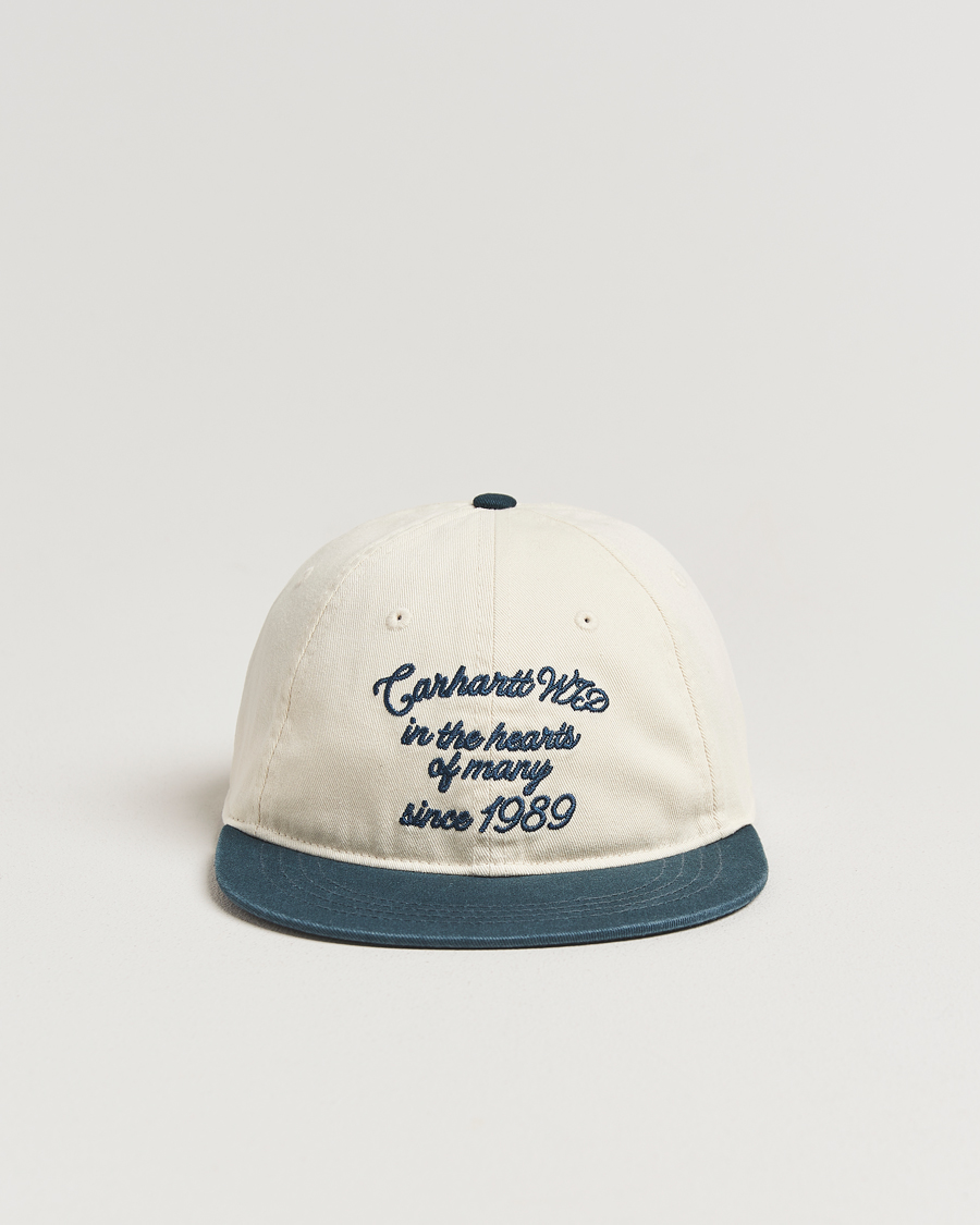 Herre | Hatter og capser | Carhartt WIP | Alston Cap Natural/Deep Lagon