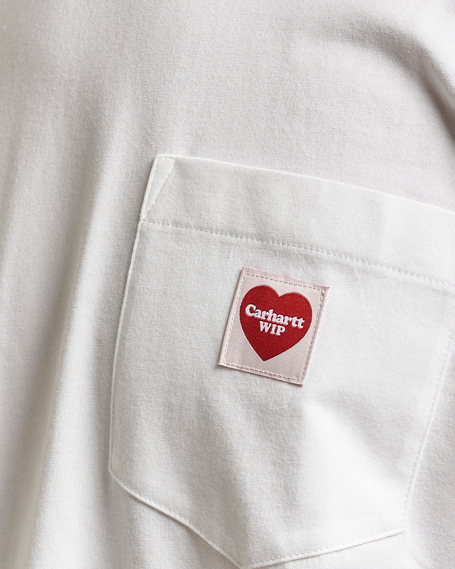 Herre | T-Shirts | Carhartt WIP | Pocket Heart T-Shirt White