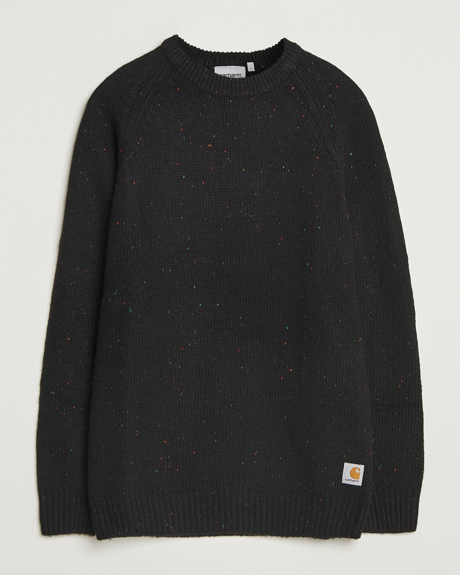 Herre | Gensere | Carhartt WIP | Anglistic Wool/Cotton Sweater Black