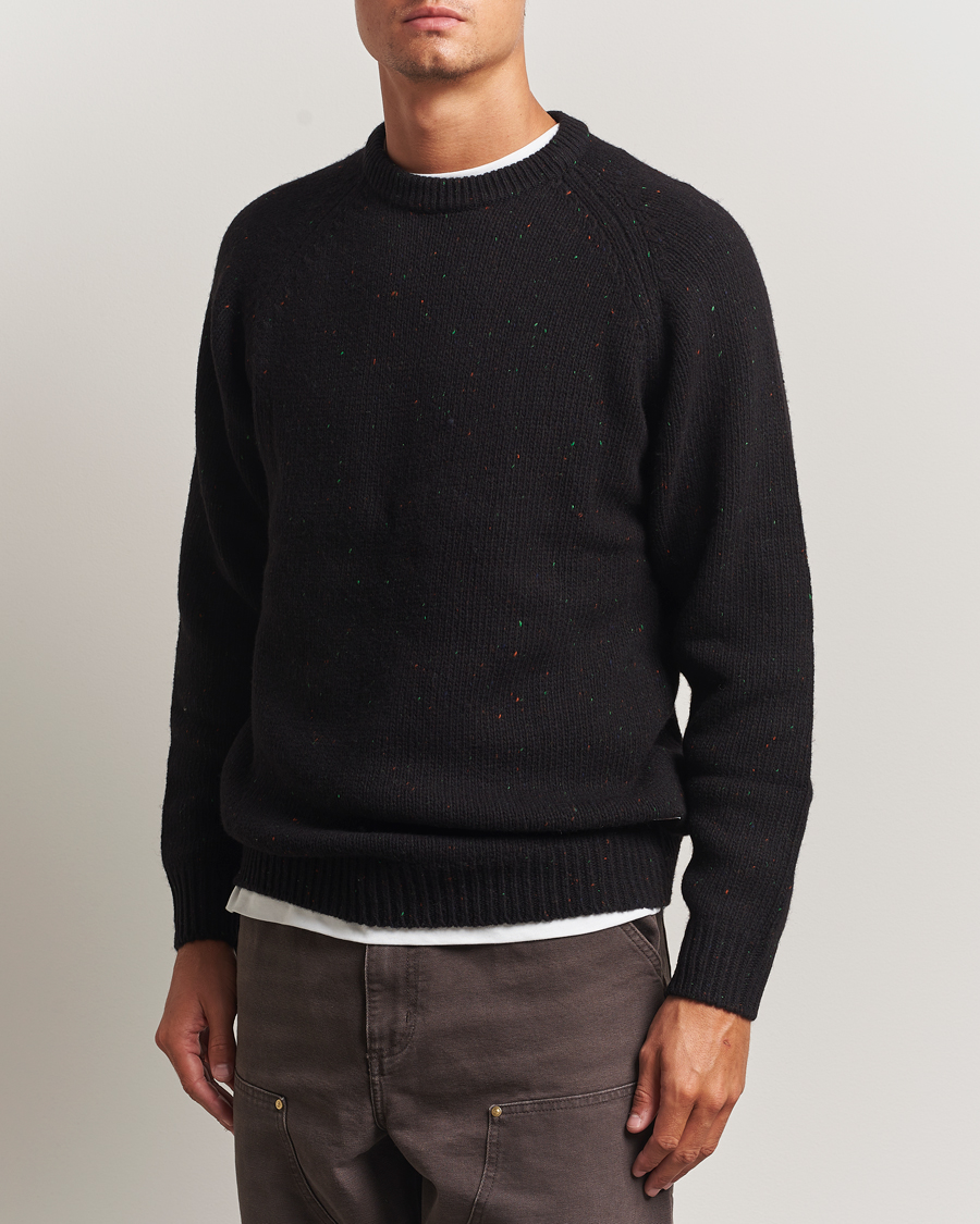 Herre | Gensere | Carhartt WIP | Anglistic Wool/Cotton Sweater Black
