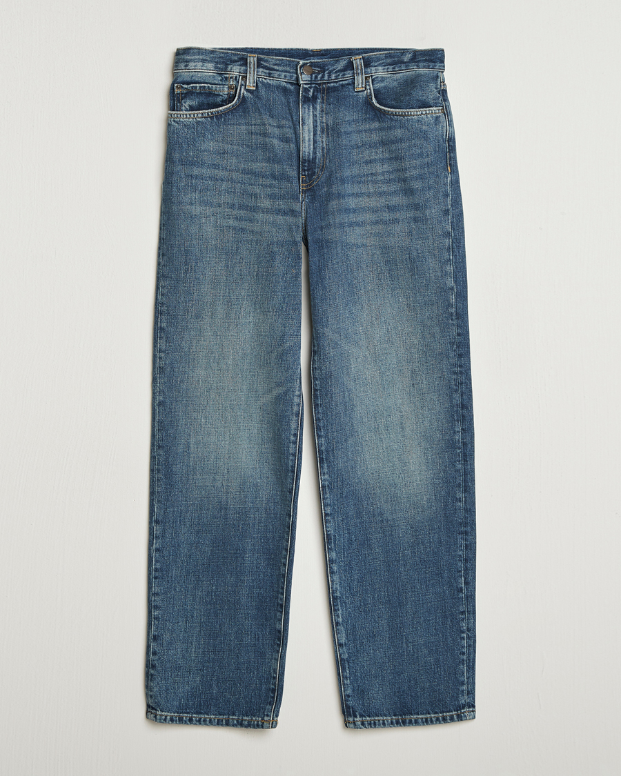 Herre | Bukser | Carhartt WIP | Aaron Pant Camano Denim Dark Used