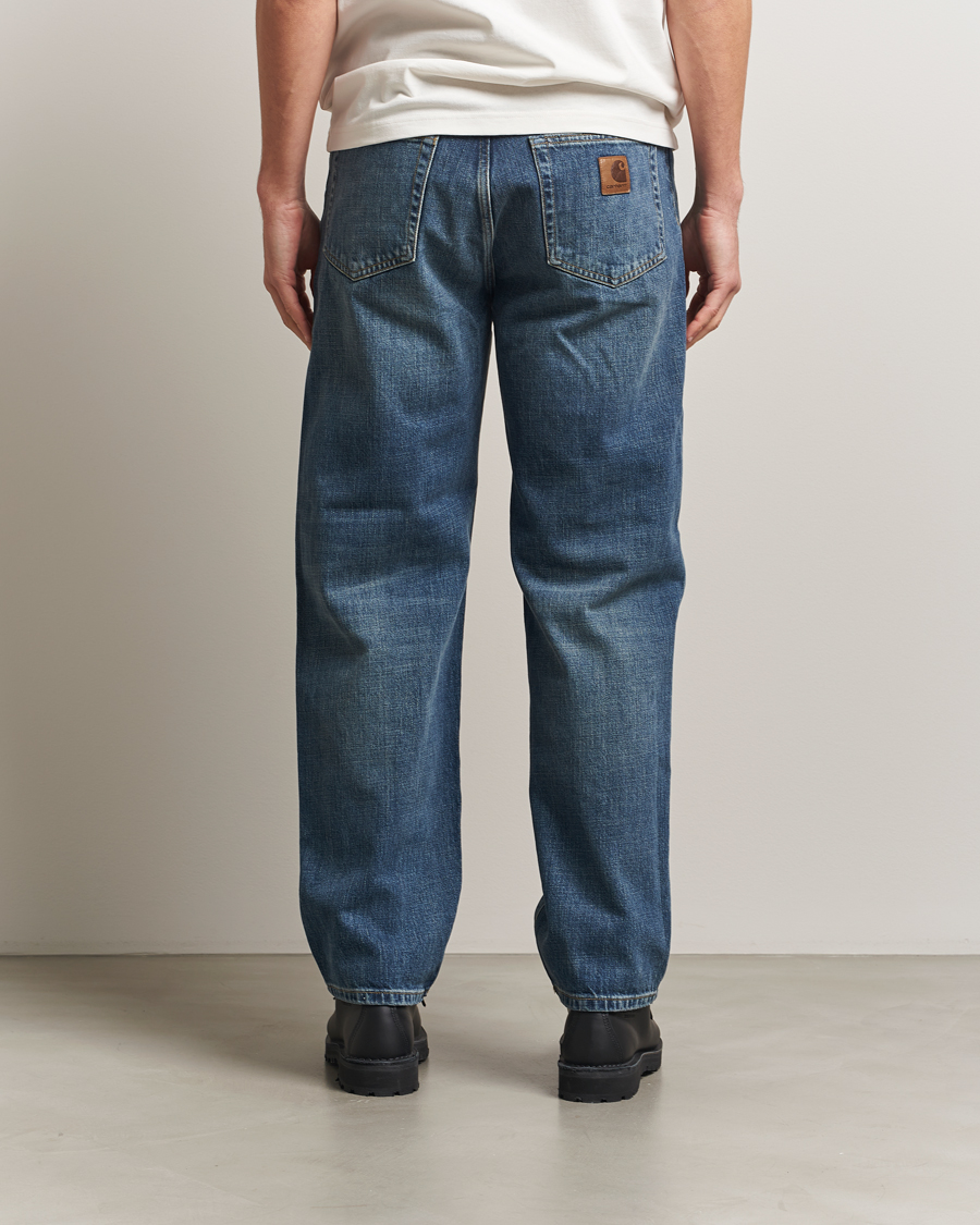 Herre | Bukser | Carhartt WIP | Aaron Pant Camano Denim Dark Used