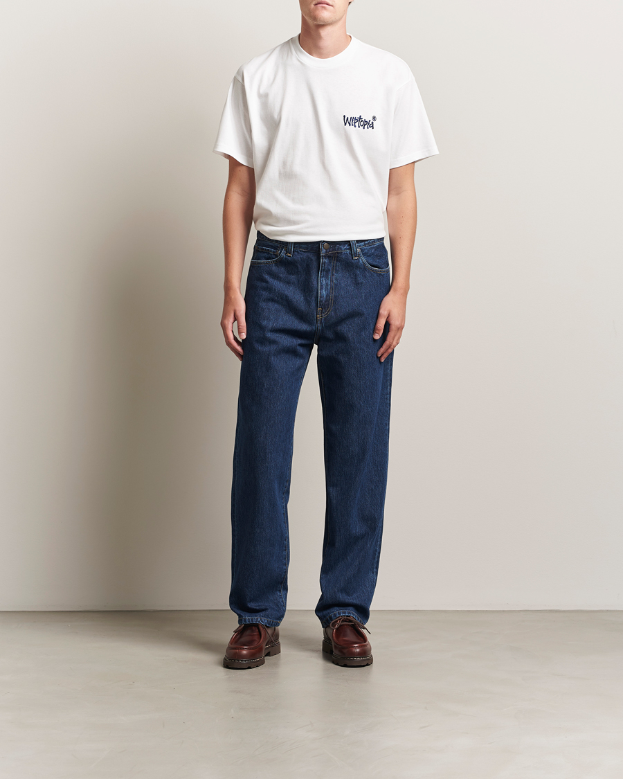 Herre | Jeans | Carhartt WIP | Aaron Pant Smith Denim Stone Wash
