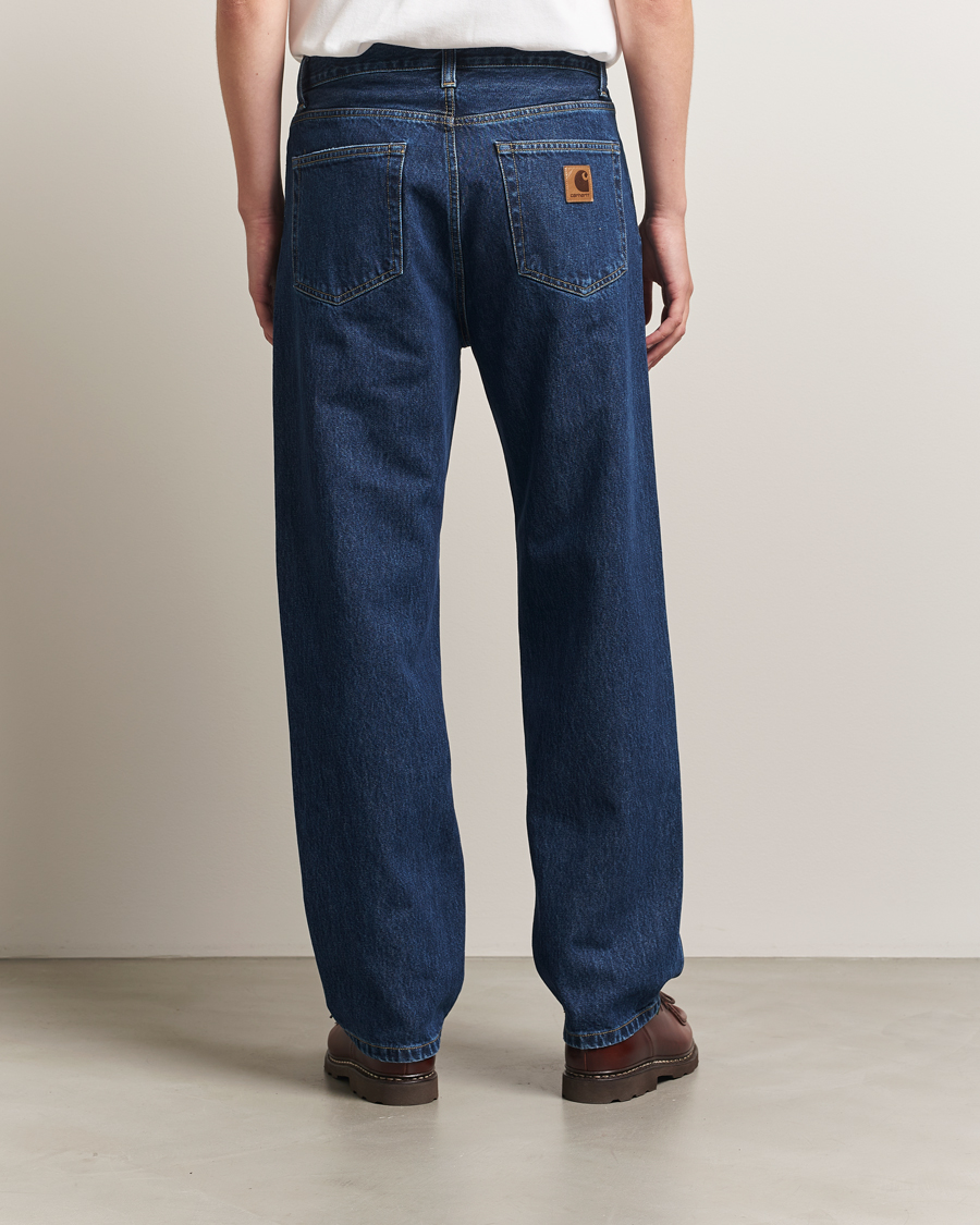 Herre | Jeans | Carhartt WIP | Aaron Pant Smith Denim Stone Wash