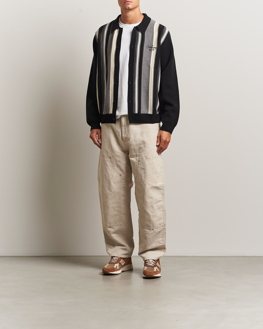 Herre | Gensere | Carhartt WIP | Bainter Striped Cardigan Black