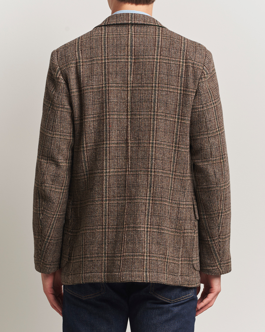 Herre | Dressjakker | Drake's | MKVII Harris Tweed Blazer Brown