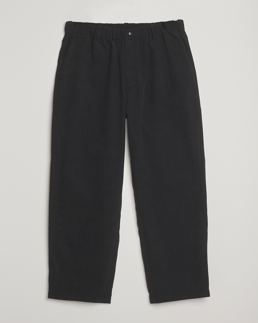 Herre | Bukser | Goldwin | Wale Corduroy Straight Pants Black