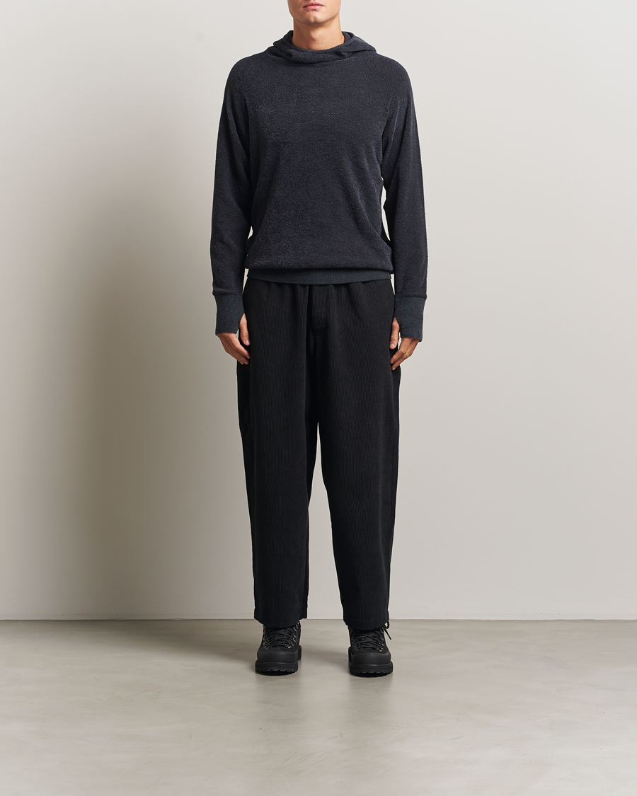 Herre | Bukser | Goldwin | Wale Corduroy Straight Pants Black
