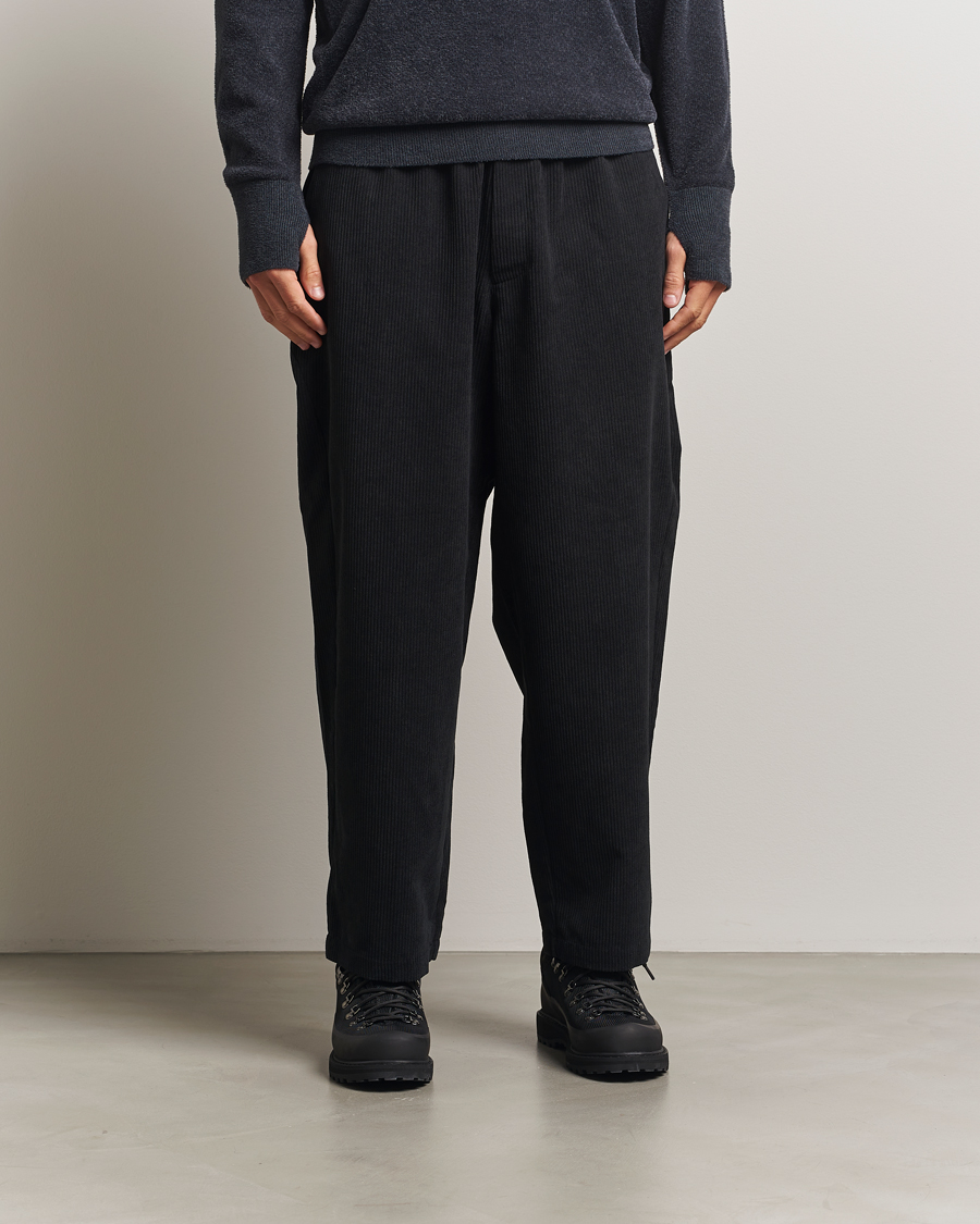 Herre | Bukser | Goldwin | Wale Corduroy Straight Pants Black