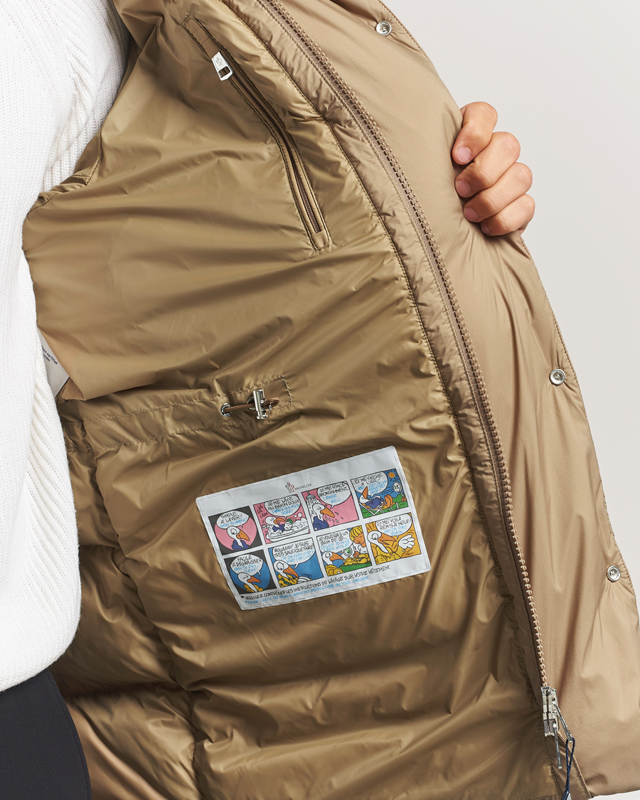 Herre | Jakker | Moncler | Bretagne Down Parka Beige