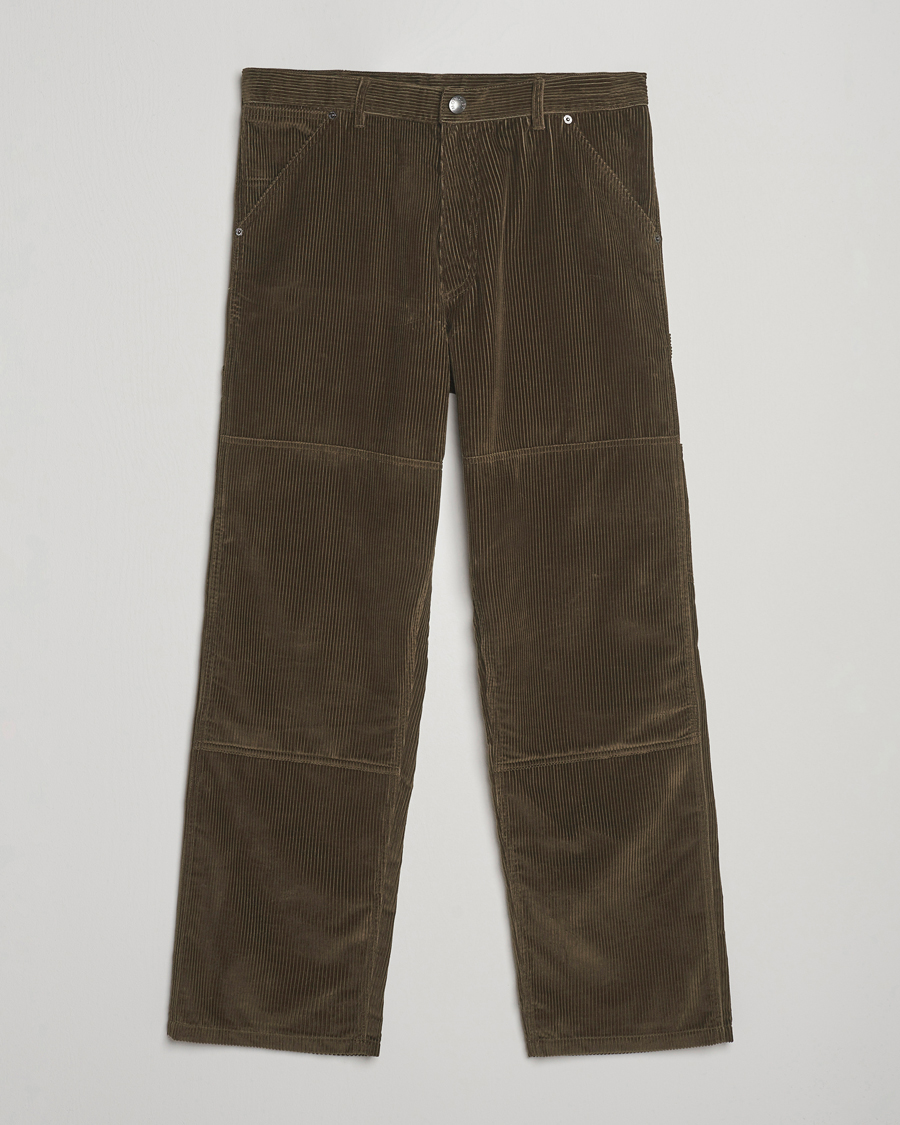 Herre | Bukser | Moncler | Corduroy Drawstring Trousers Military