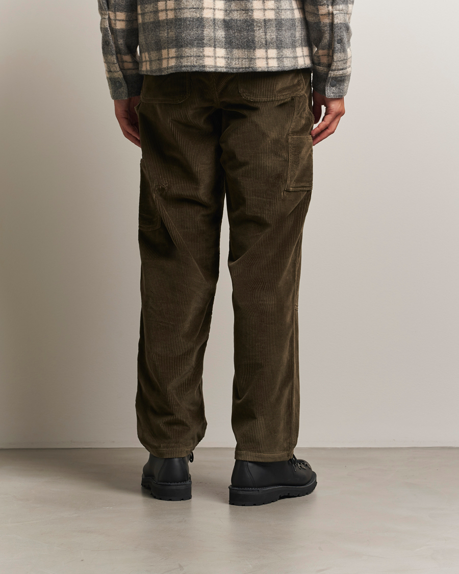 Herre | Bukser | Moncler | Corduroy Drawstring Trousers Military
