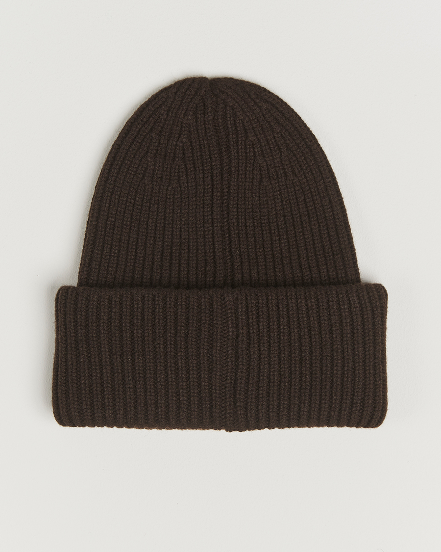Herre | Moncler Cashmere Beanie Brown | Moncler | Cashmere Beanie Brown