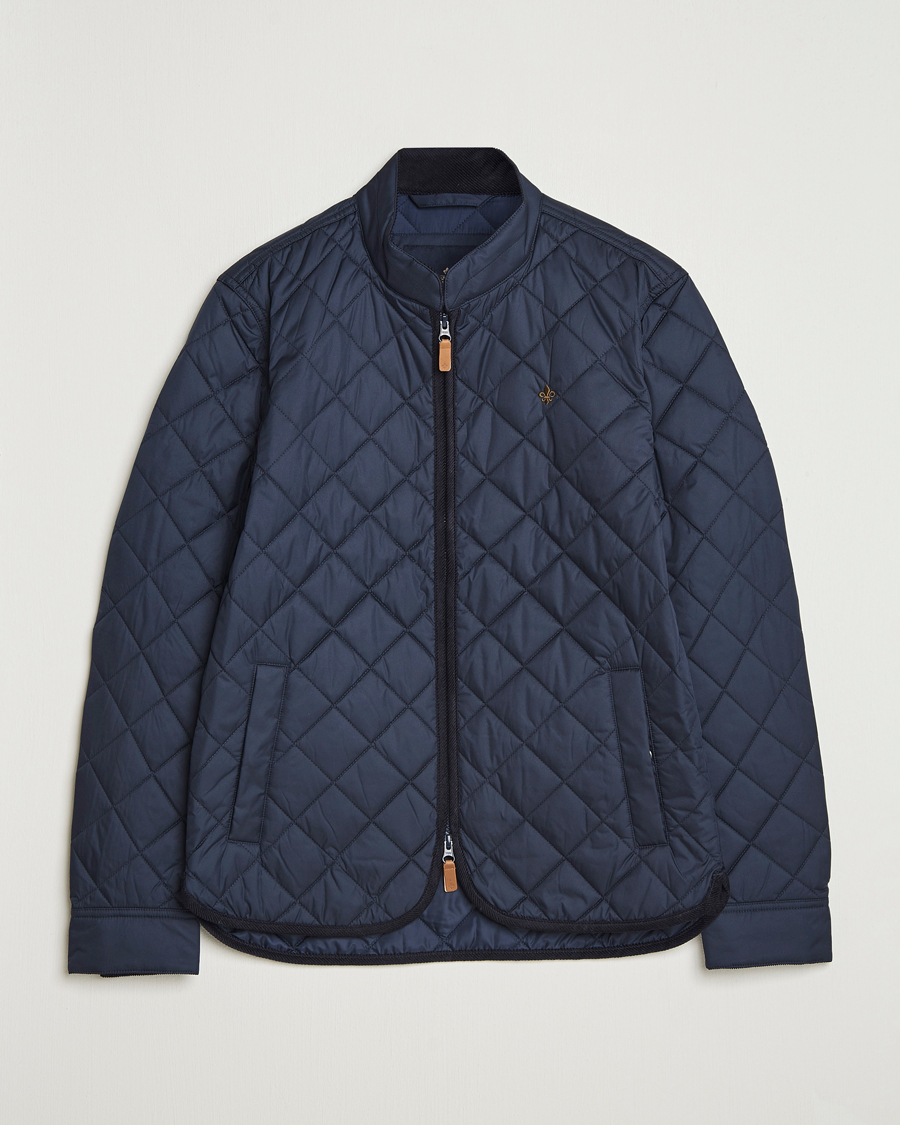 Herre | Jakker | Morris | Teddy Quilted Jacket Old Blue