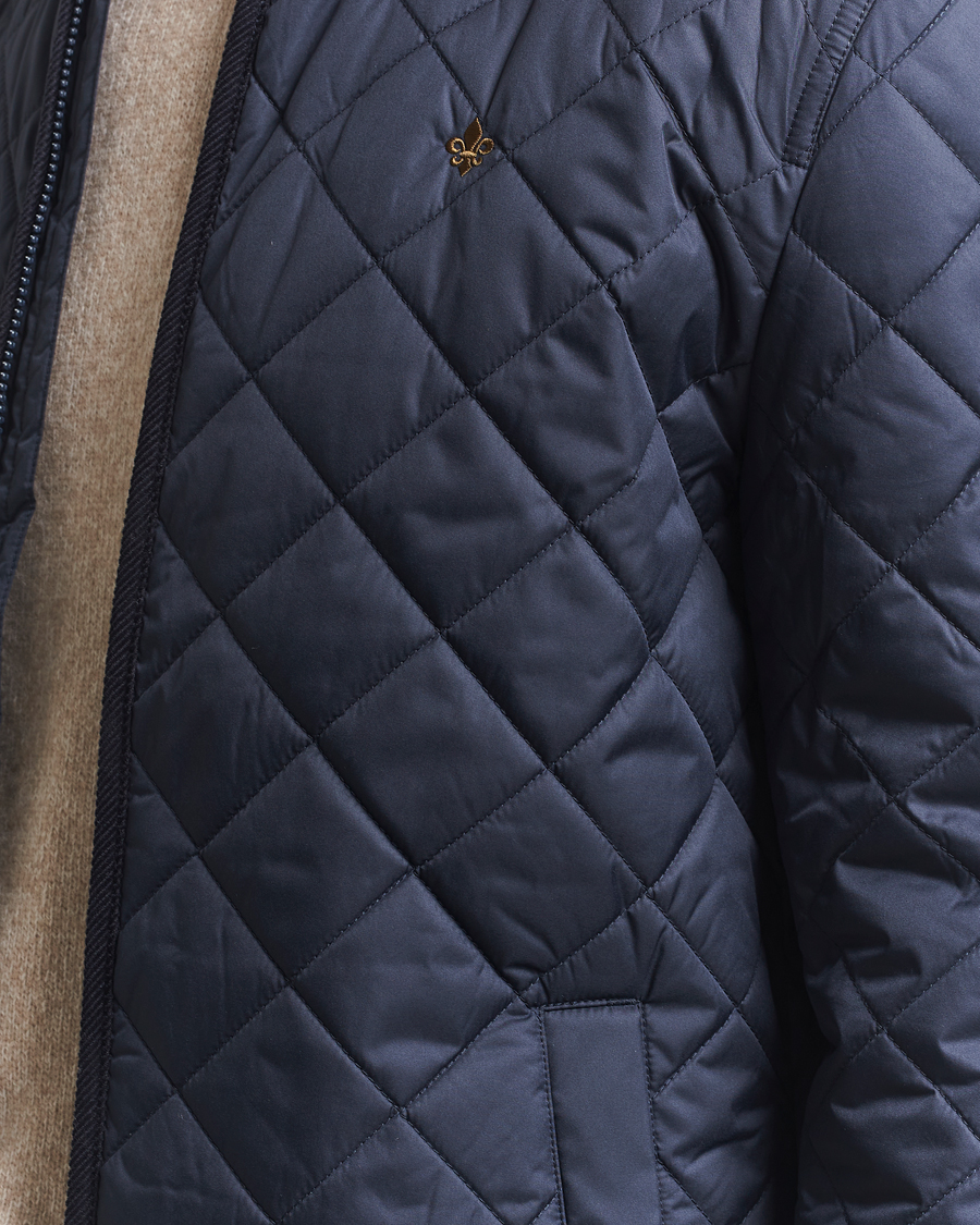 Herre | Jakker | Morris | Teddy Quilted Jacket Old Blue