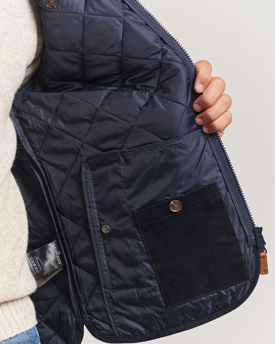 Herre | Jakker | Morris | Teddy Quilted Jacket Old Blue