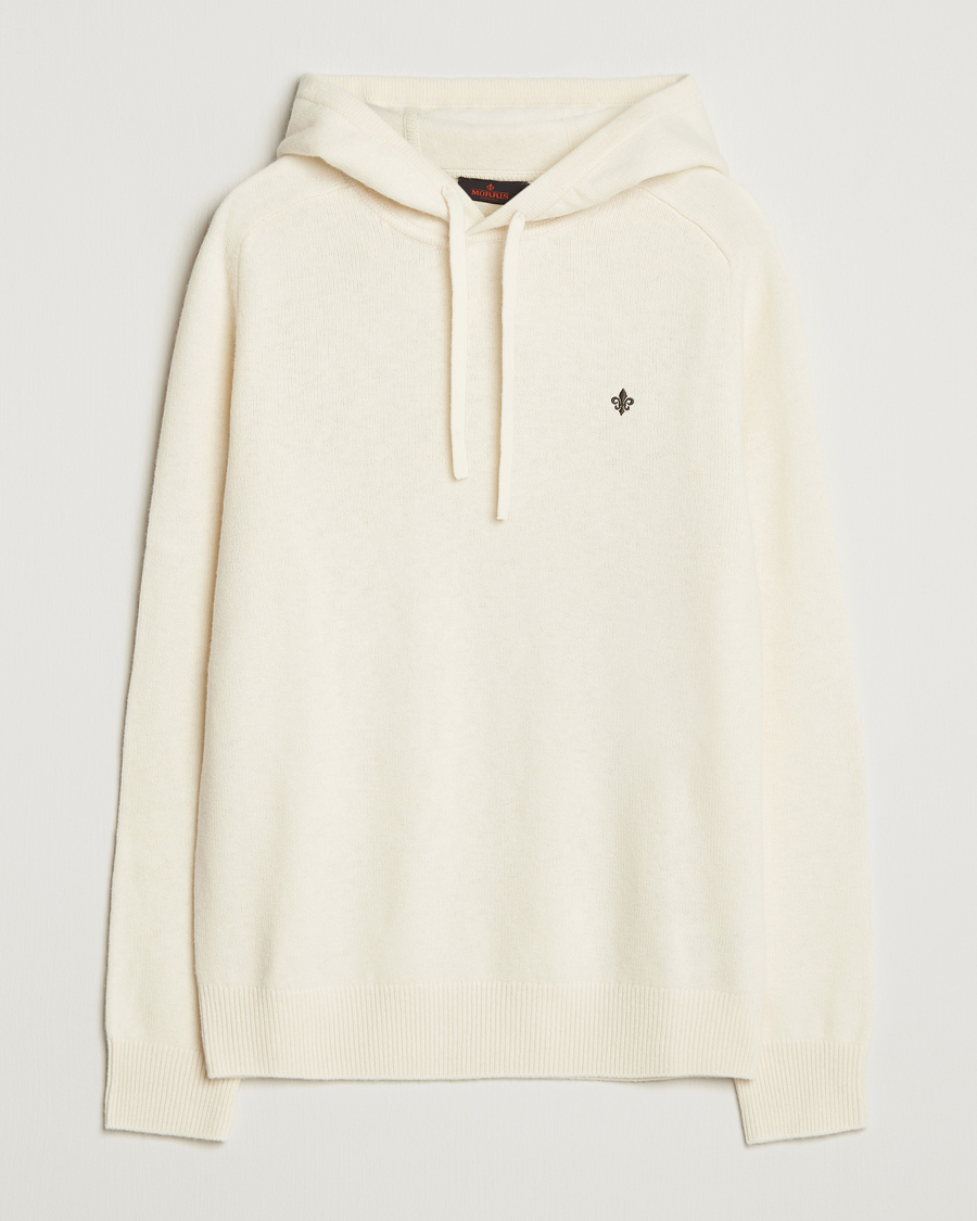 Herre | Gensere | Morris | Hertford Lambswool Hoodie Off White