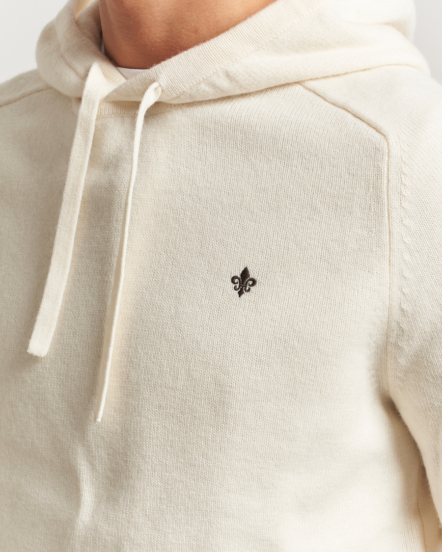 Herre | Gensere | Morris | Hertford Lambswool Hoodie Off White