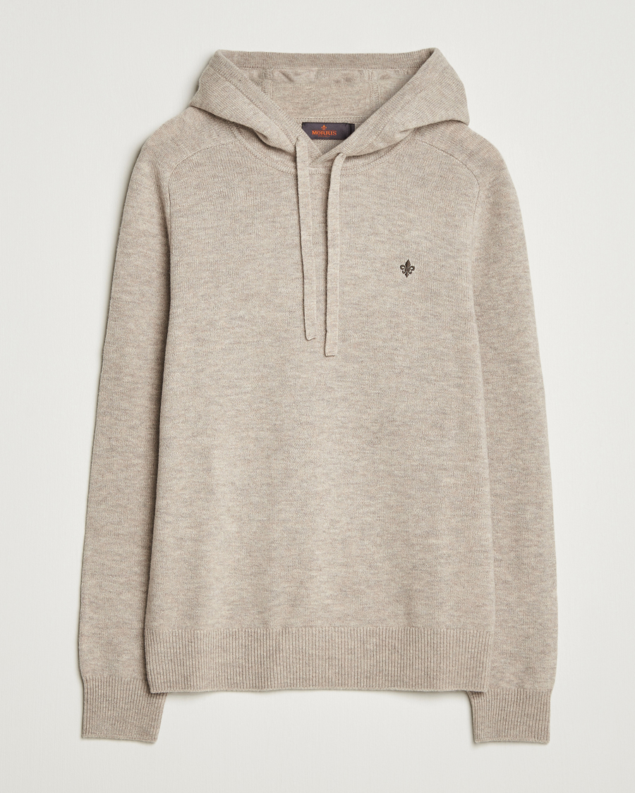 Herre | Gensere | Morris | Hertford Lambswool Hoodie Khaki
