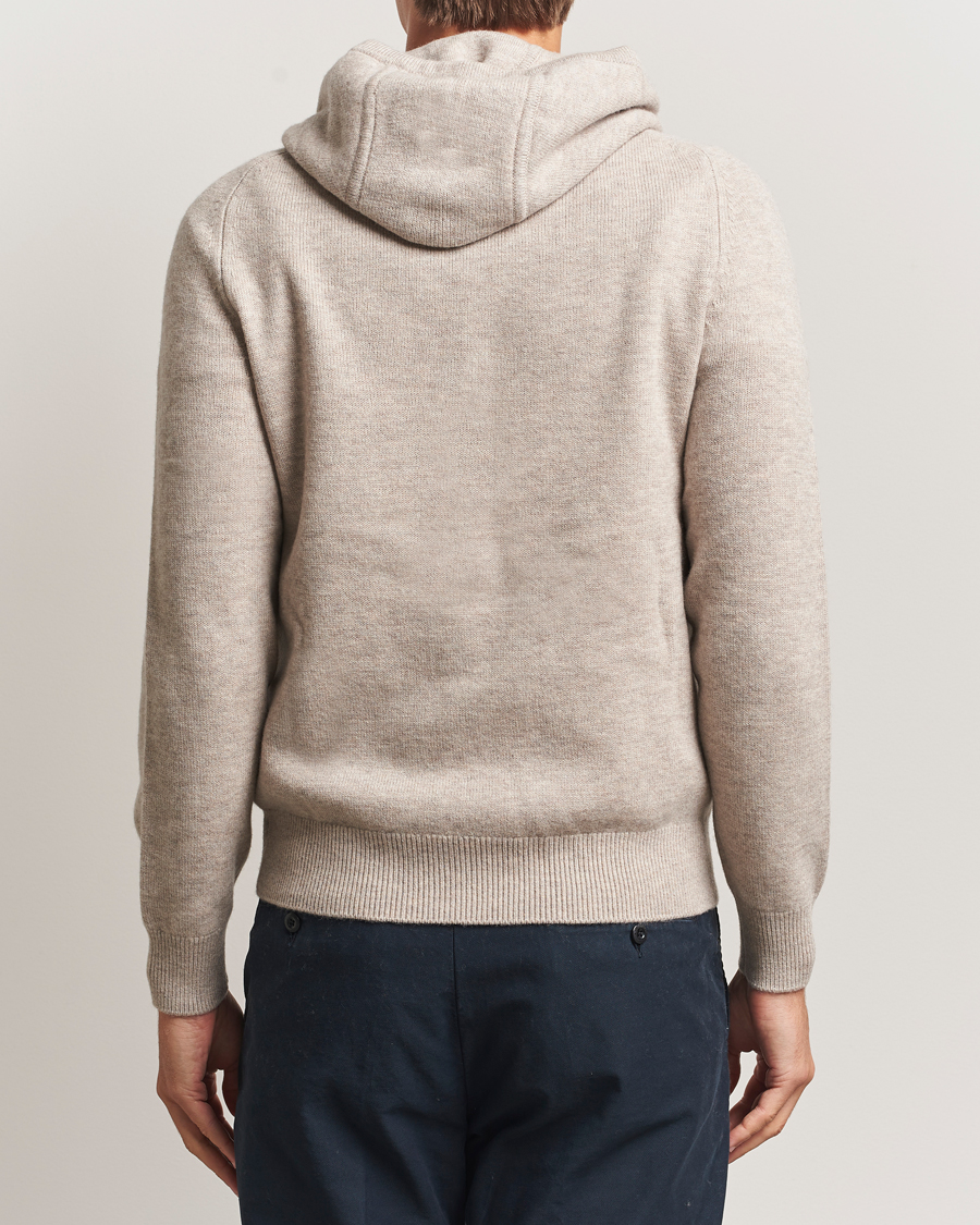 Herre | Gensere | Morris | Hertford Lambswool Hoodie Khaki