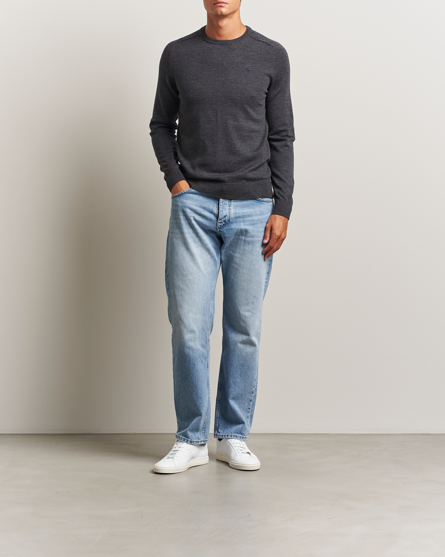 Herre | Gensere | Morris | Merino O-Neck Grey