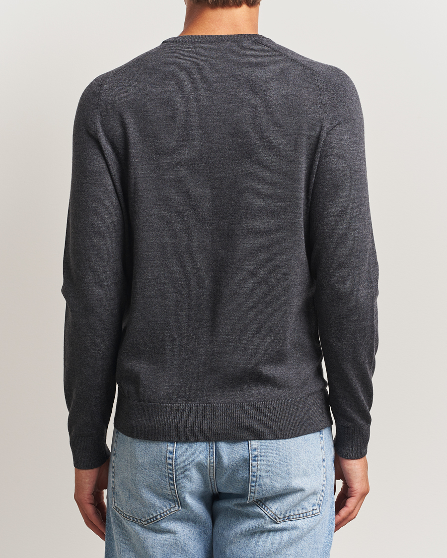 Herre | Gensere | Morris | Merino O-Neck Grey