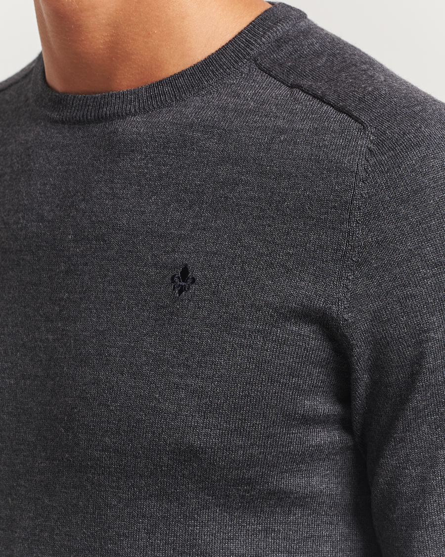 Herre | Gensere | Morris | Merino O-Neck Grey