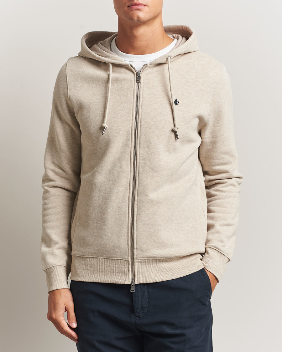 Herre | Gensere | Morris | Brandon Lily Full Zip Hoodie Khaki