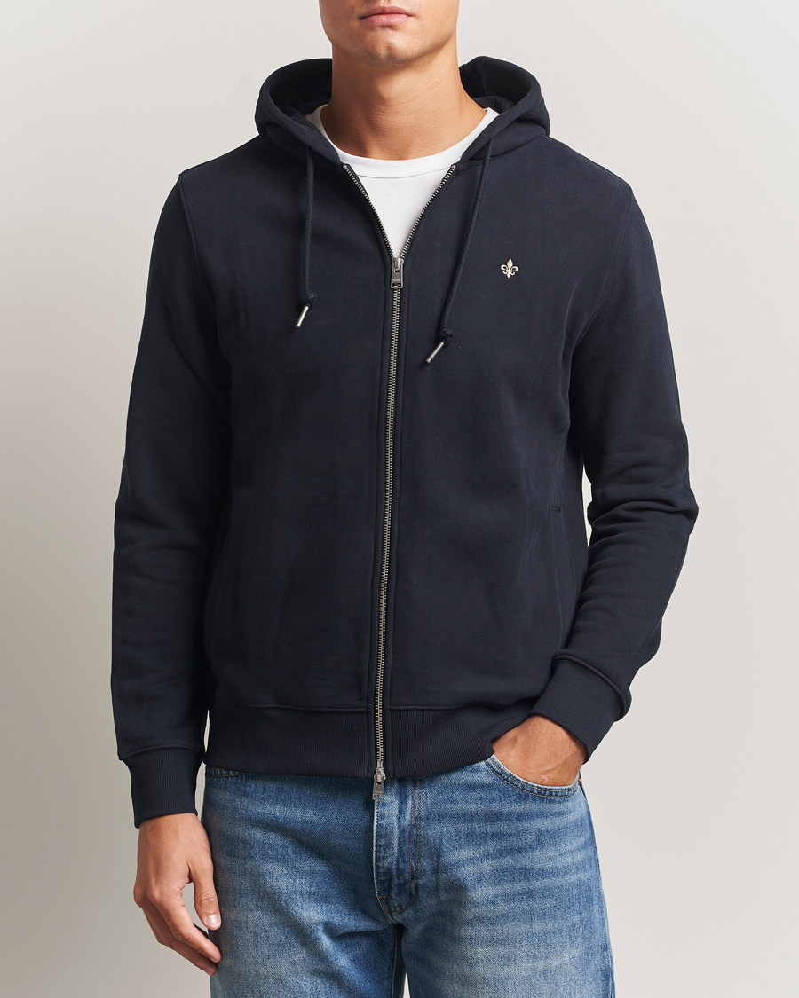 Herre | Gensere | Morris | Brandon Lily Full Zip Hoodie Old Blue