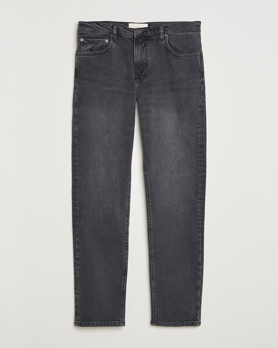 Herre | Jeans | Jeanerica | TM005 Tapered Jeans Black Overdye