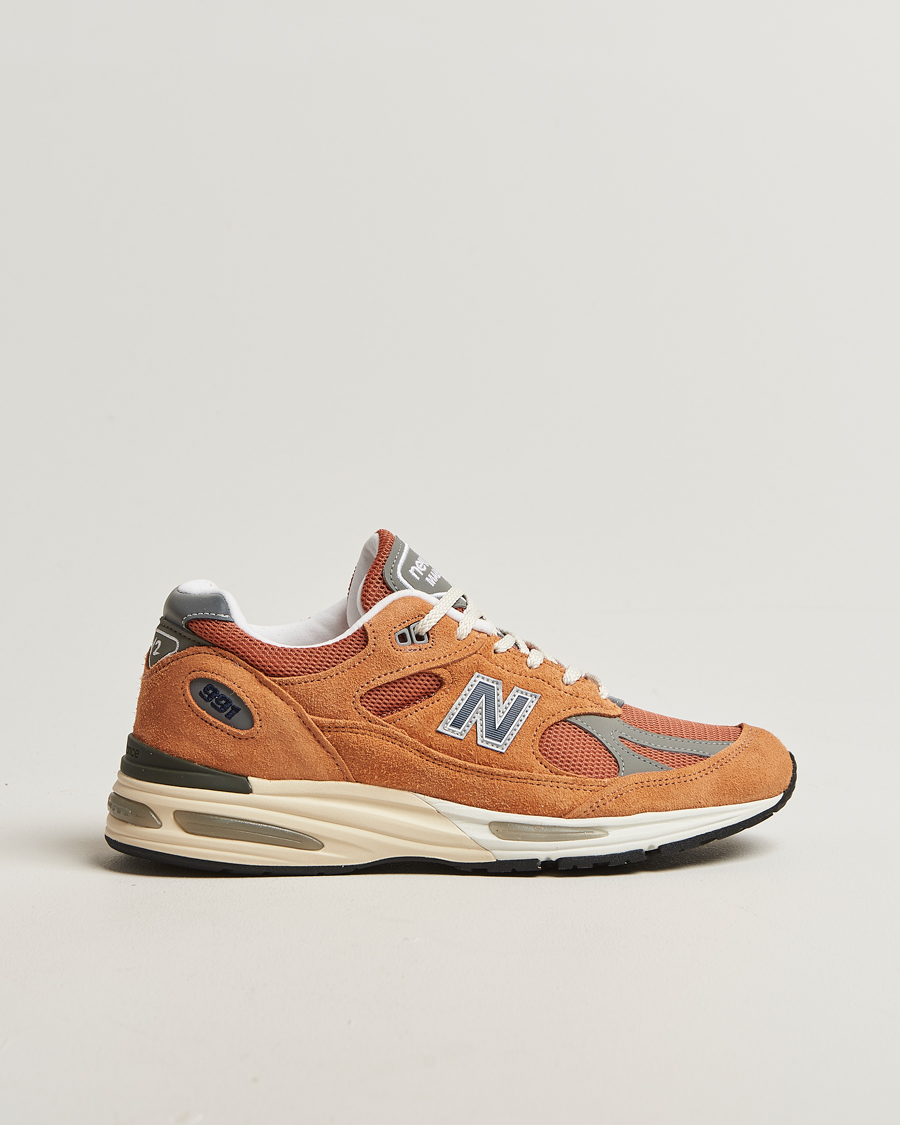 Herre | Sneakers | New Balance Made In US & UK | New Balance Made in Made In UK 991 Sneakers Orange