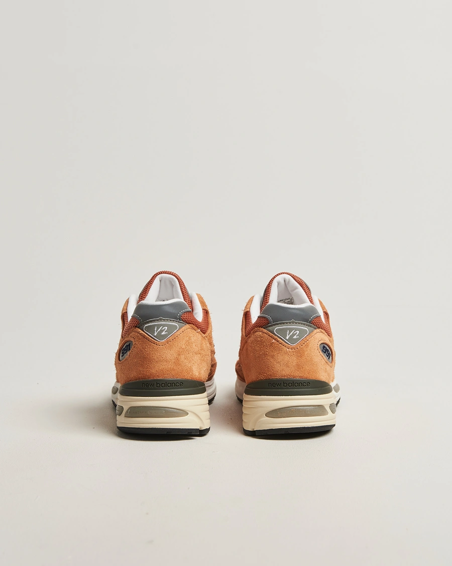 Herre | Sneakers | New Balance Made In US & UK | New Balance Made in Made In UK 991 Sneakers Orange