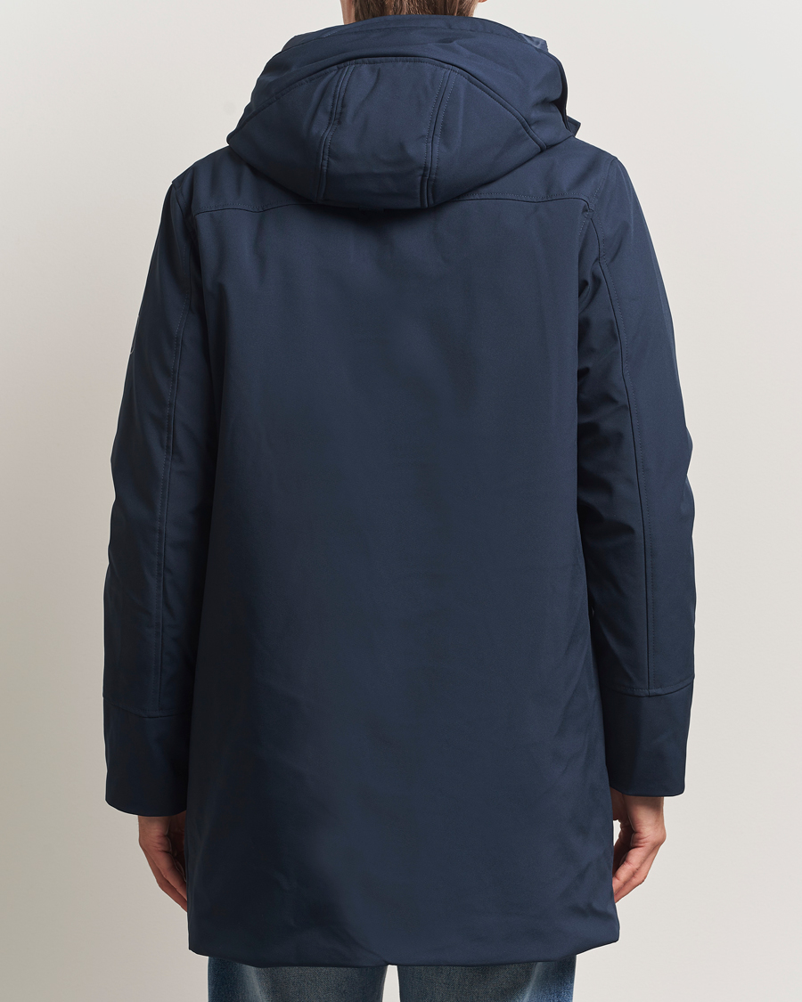 Herre | Jakker | KnowledgeCotton Apparel | Climateshell Padded Jacket Navy