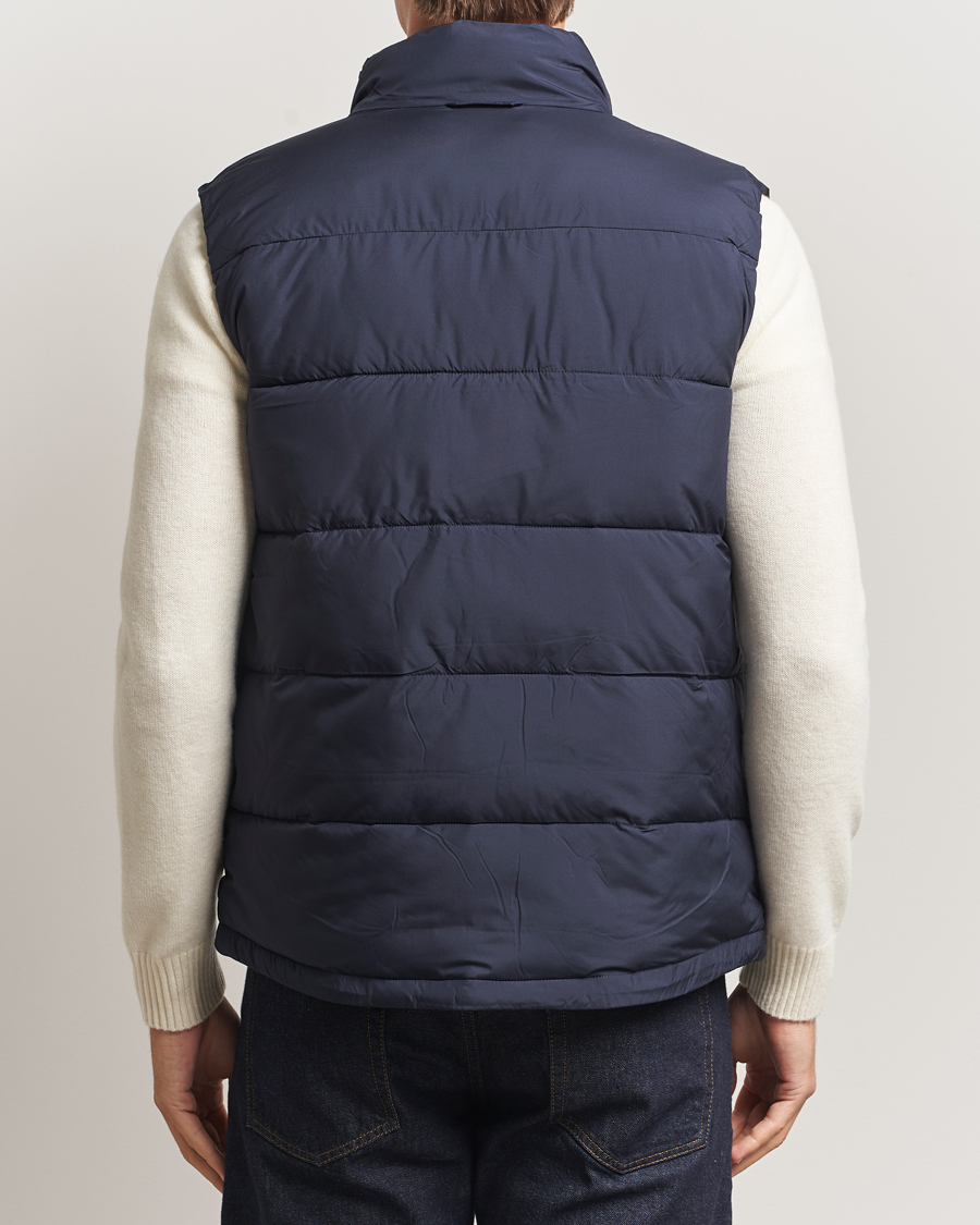 Herre | Vester | KnowledgeCotton Apparel | Puffer Vest Night Sky