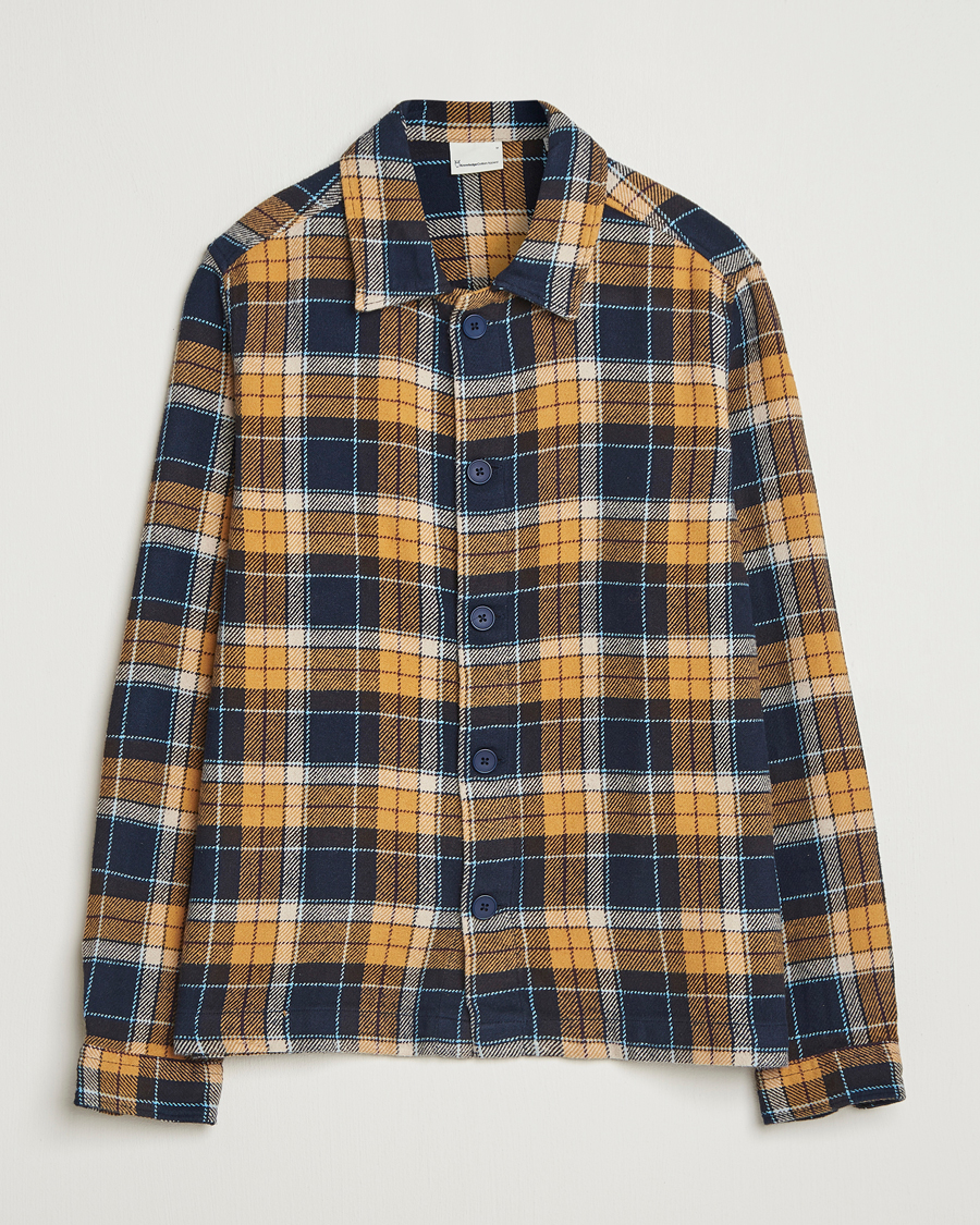 Herre | Skjorter | KnowledgeCotton Apparel | Big Check Overshirt Multi